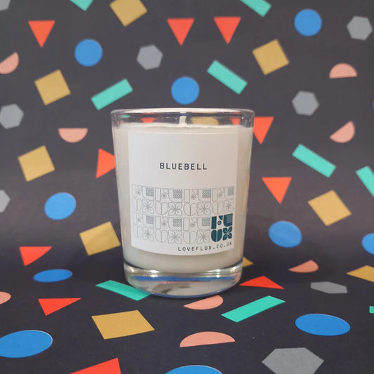 Flux Small Plant Wax Candle - Bluebell