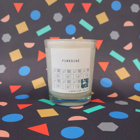 Flux Small Plant Wax Candle - Fireside