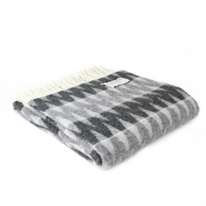 Pure New Wool Throw Snowdonia Dove (150x183cm)