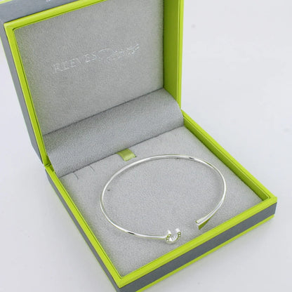Horseshoe and Nail Cuff Bracelet (Sterling Silver)