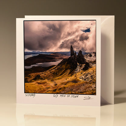 Blank Photo Card Old Man of Storr