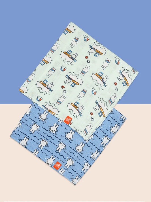 Blade & Rose Miffy In The Sunshine 2pk Muslin Squares