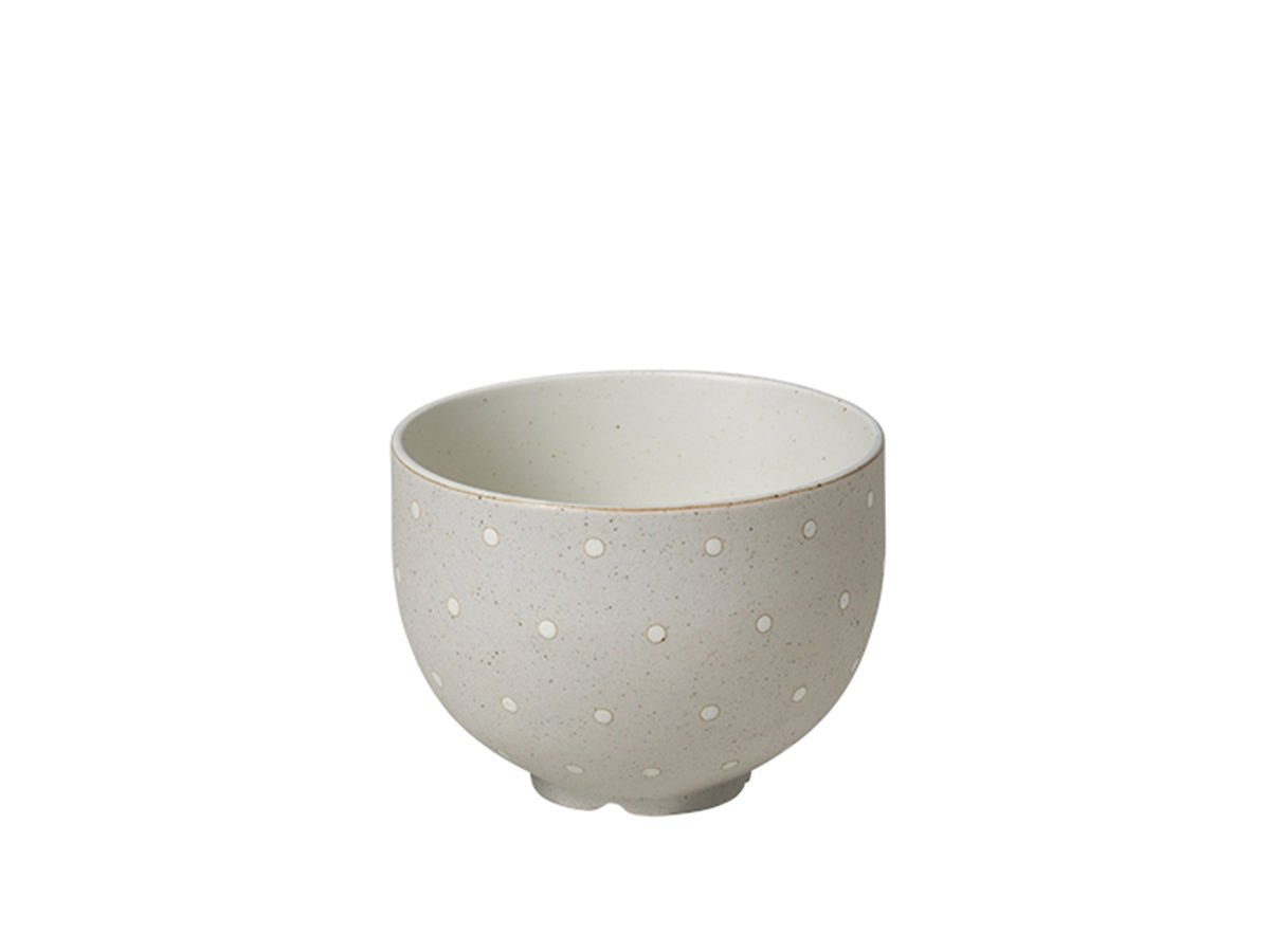 Eli Bowl 11x8cm Light Grey Dots