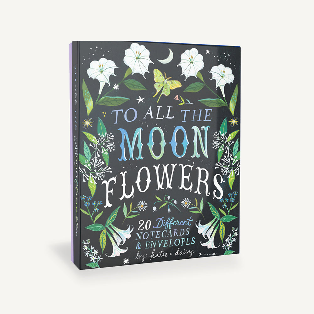 Moonflowers Notecard Box 20pk