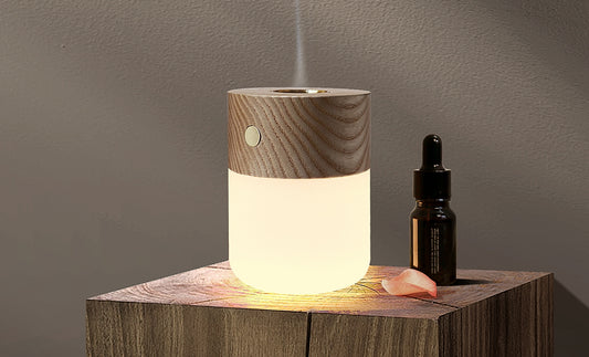 Smart Diffuser Lamp Walnut