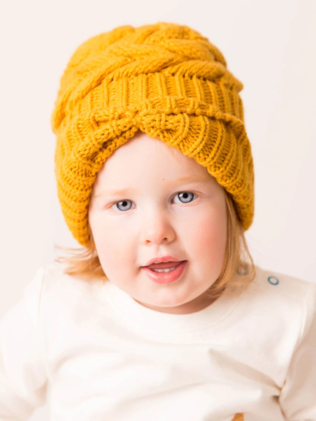 Mustard Bow Hat