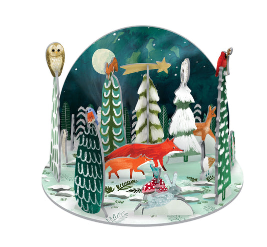 Large Pop & Slot Advent Calendar Alpine Foxes