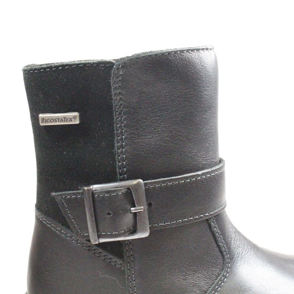 Ricosta RANKA Waterproof Leather Boots (Black) 