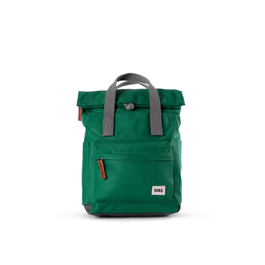 Roka London Canfield B Small Nylon Backpack in Emerald