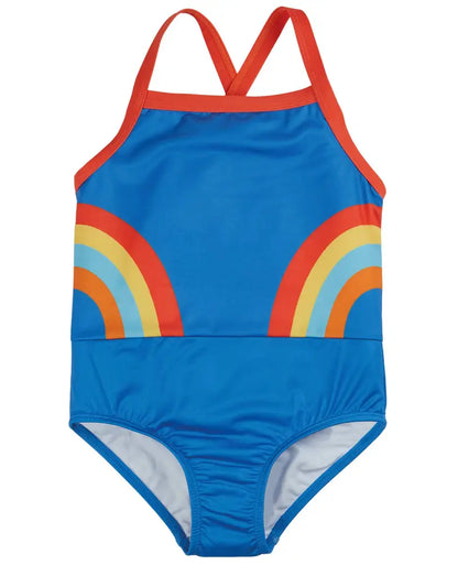 Thea Rainbow Swimsuit Cobalt 3-4y