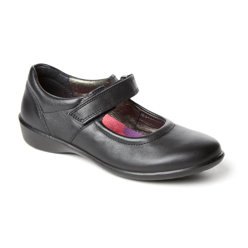 Ricosta BETH Leather School Shoes (Black)