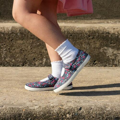 StartRite BLOSSOM Canvas Shoes (Navy) 22-27