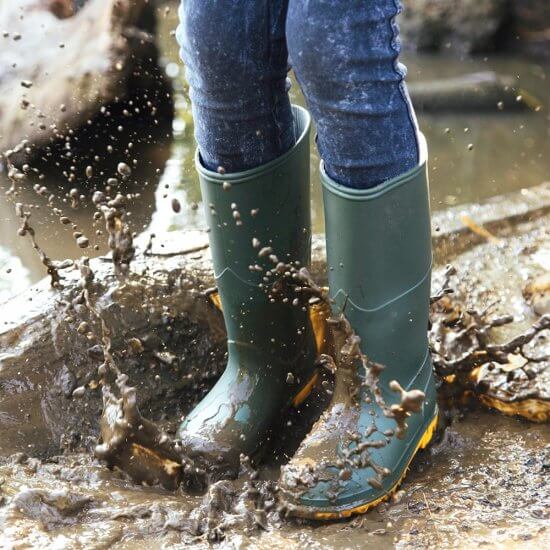 Muddy Puddles Classic Wellies Dark Green 20 only Flux