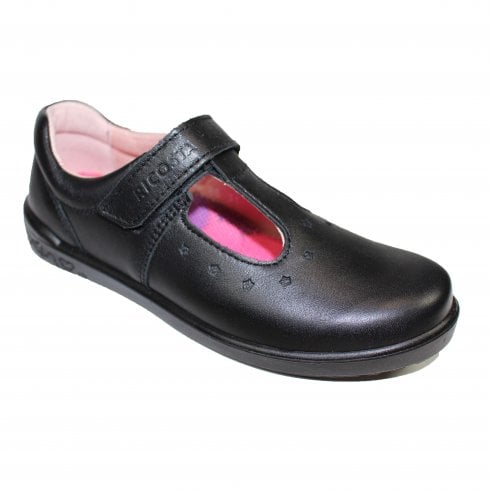 Ricosta SCARLETT Leather School Shoes (Black)